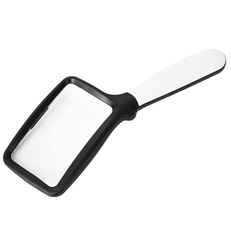 Magnifier With Light - LED Aydınlatmalı Kare El Tipi Katlanabilir