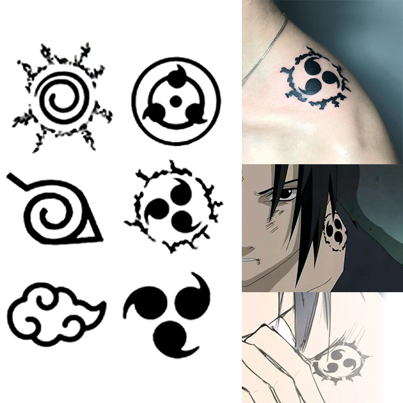 Logo Model Kit - Anime Naruto dövme çıkartmalar Oyuncaklar Cennetin