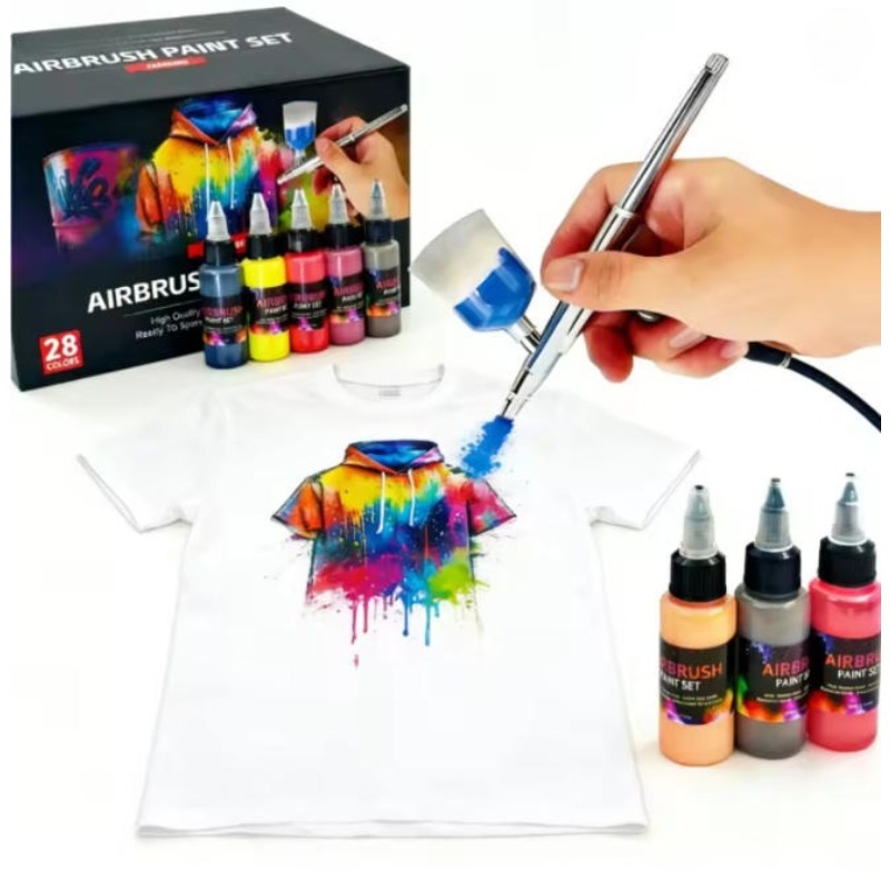 Model Kit Acrylic Paint - 12/28 Renkli Su Bazlı Airbrush Akrilik