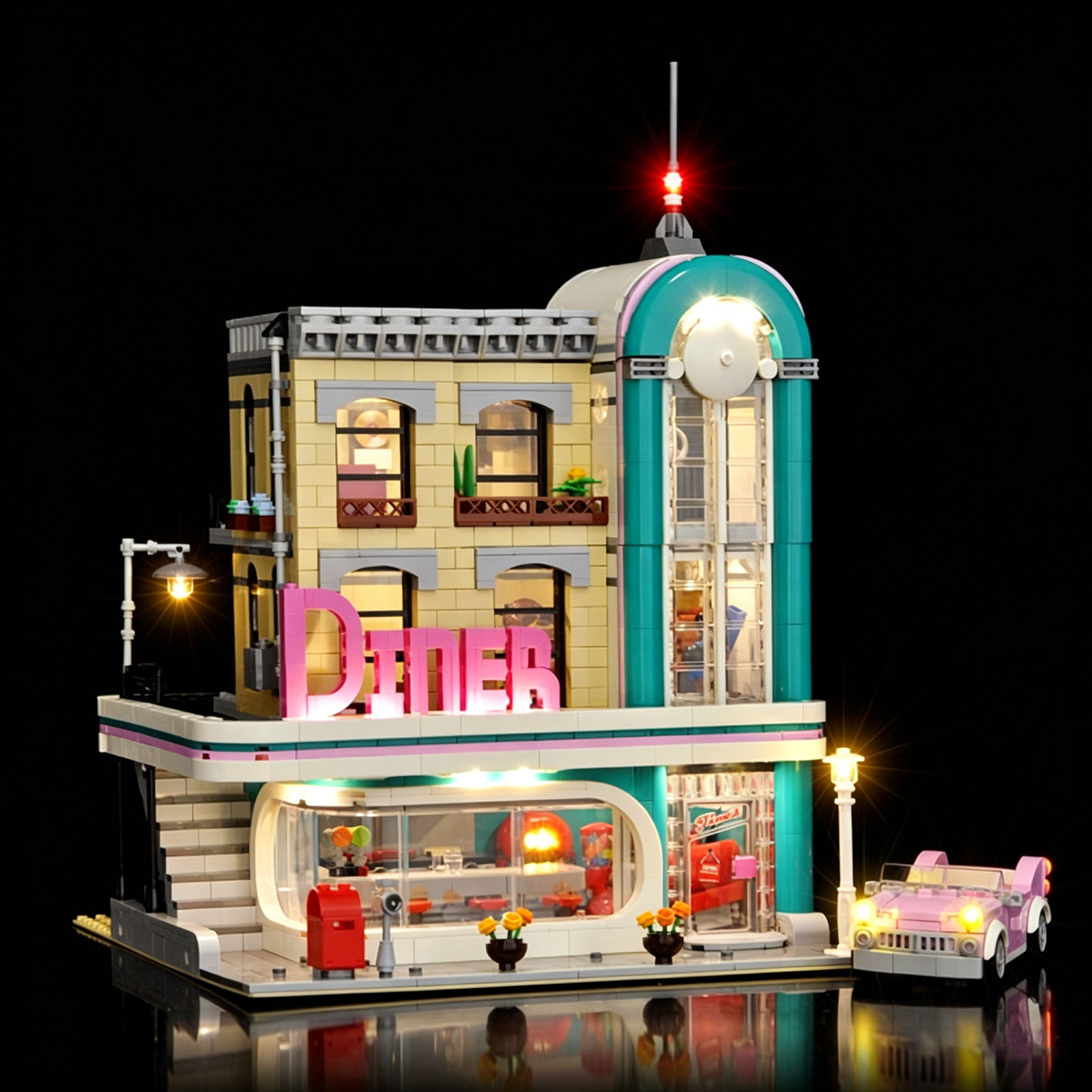 Model Kit Chemistry - LYBMTWF LED Aydınlatma Kiti Lego 10260