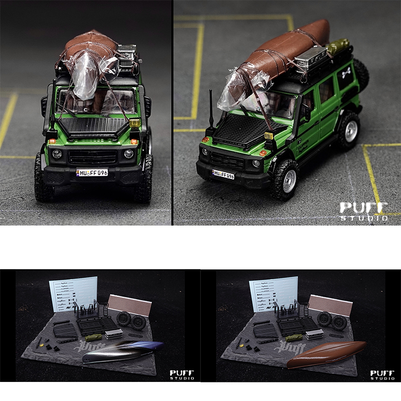 Model Kit Car - PuffStudio 1/64 Tekne Kiti Araba Modeli