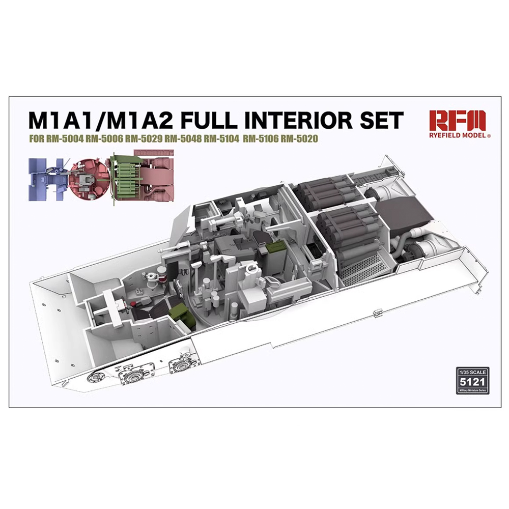 Model Kit History - Rye Field 5121 1/35 Ölçekli M1A1