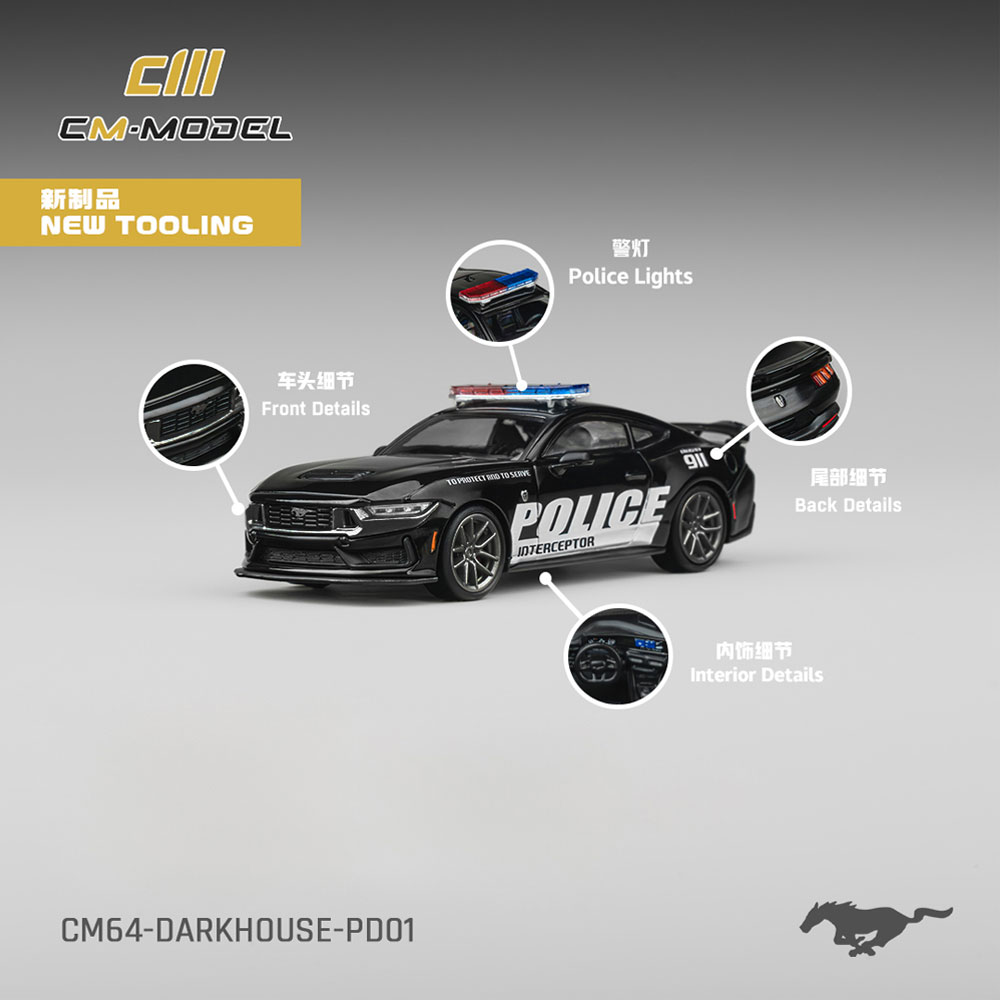 Model Kit V8 - CM Model 1/64 Dark Horse Polis