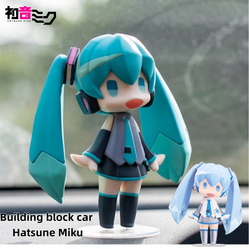 Model Kit Car - Miku Anime Figürü ve Yapım Blokları