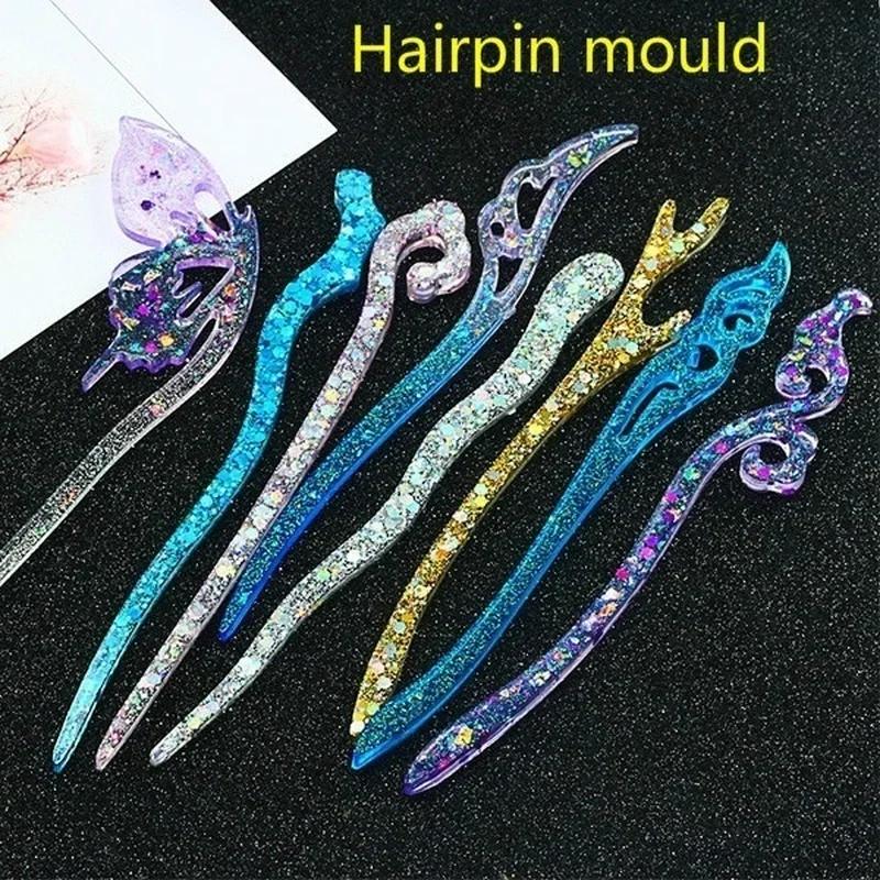Model Kit Resin - Yeni Şeffaf Saç Tokası Silikon Özel