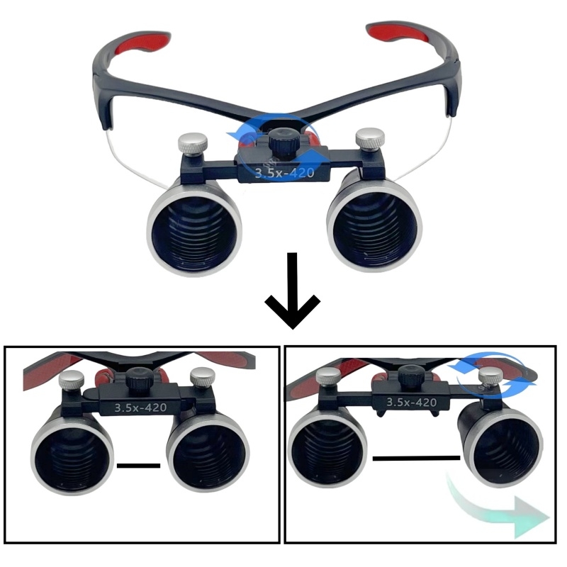Magnifier With Light - 2.5X /3.5X Diş Tıbbi Binoküler Büyüteçler