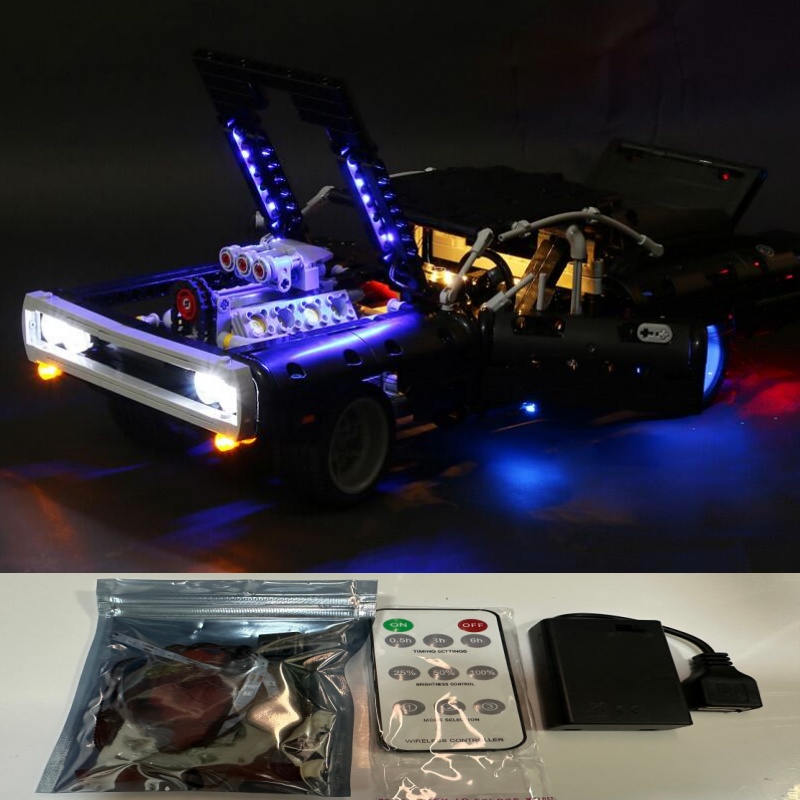LED Işık Kiti LEGO Dom'un Dodg - Model Kit Dodge Charger incelemesi ve fiyatı