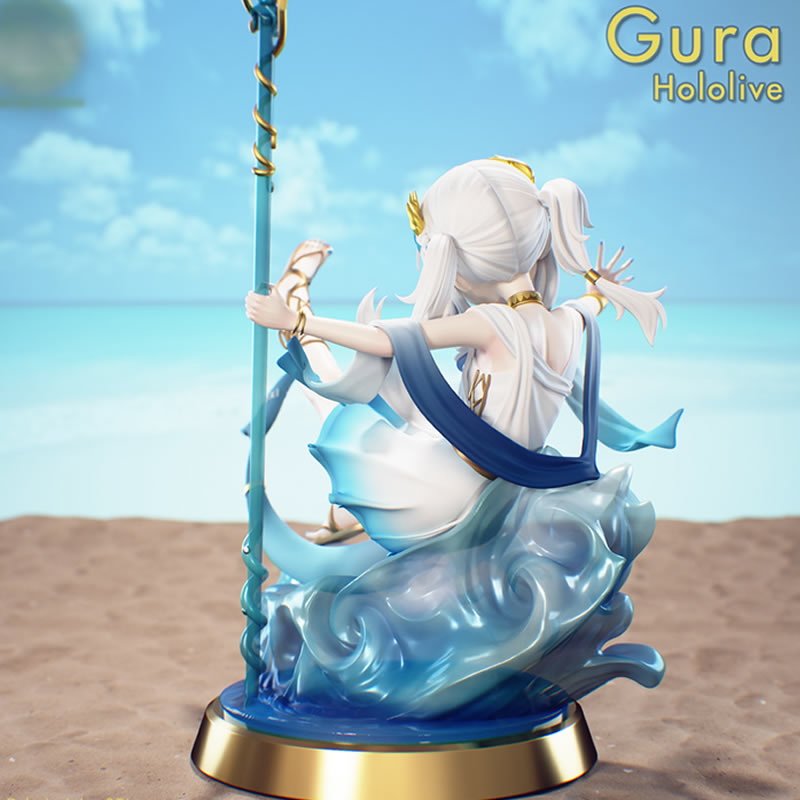 21CM Oyun Karakteri Gawr Gura  - Model Kit Gurren Lagann incelemesi ve fiyatı
