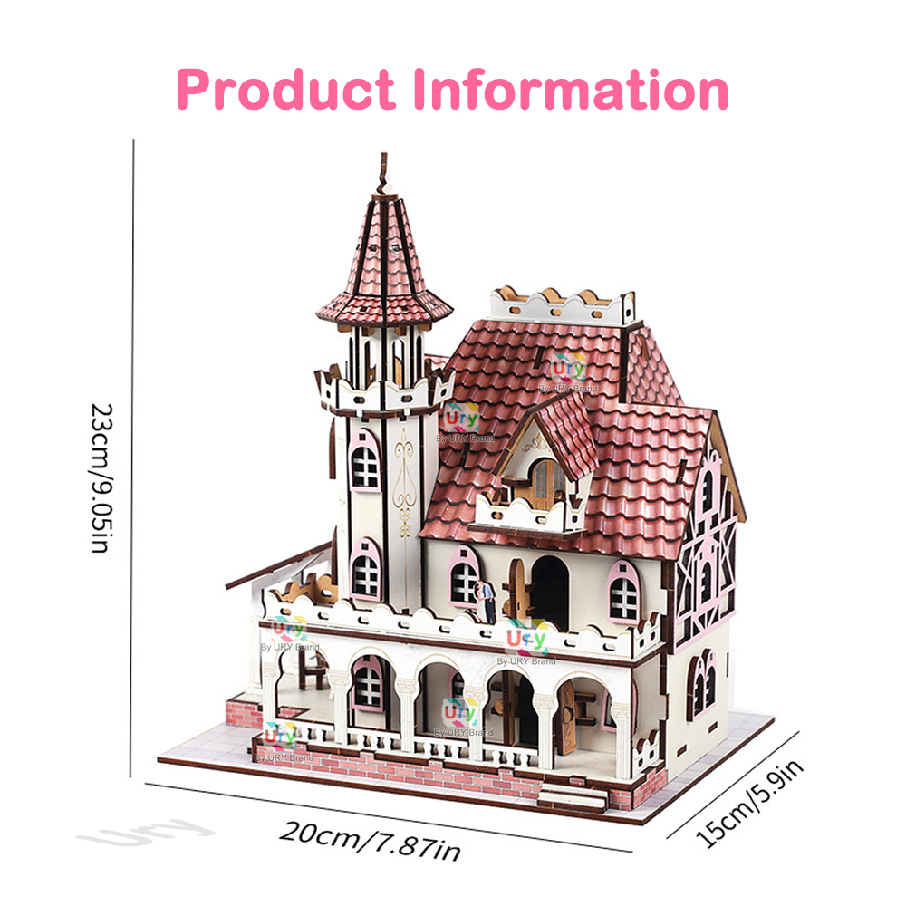 URY 3D Ahşap Bulmaca Ortaçağ P - Model Kit History incelemesi ve fiyatı