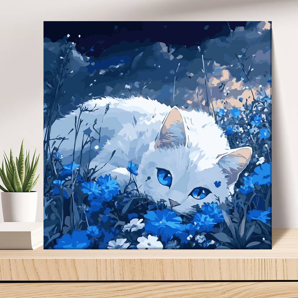 Sayılara göre DIY Boyama Kedi  - Model Kit Acrylic Paint incelemesi ve fiyatı