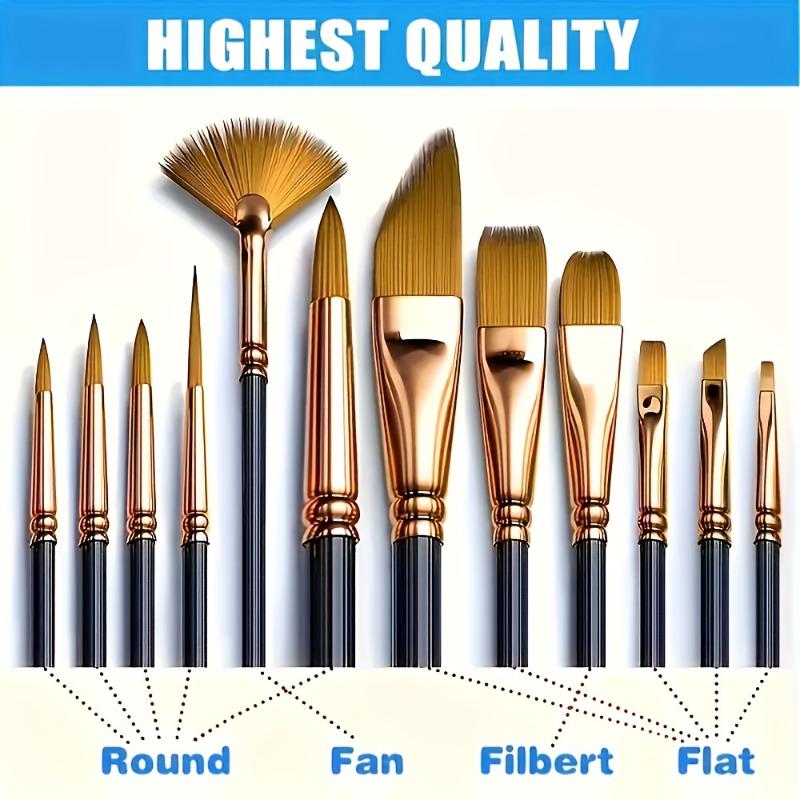 12 adet naylon kıl fırça seti  - Model Kit Acrylic Paint incelemesi ve fiyatı