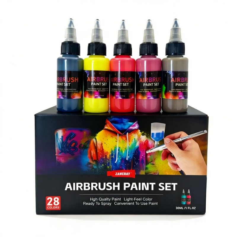 12/28 Renkli Su Bazlı Airbrush - Model Kit Acrylic Paint incelemesi ve fiyatı