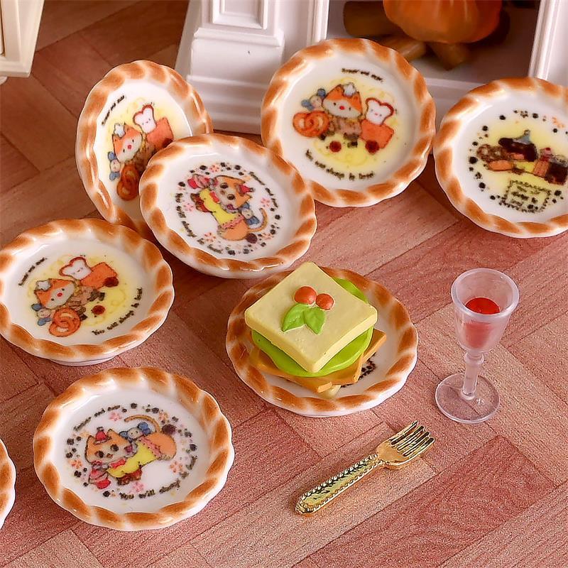 10 adet/takım Dollhouse Minyat - Model Kit Resin incelemesi ve fiyatı