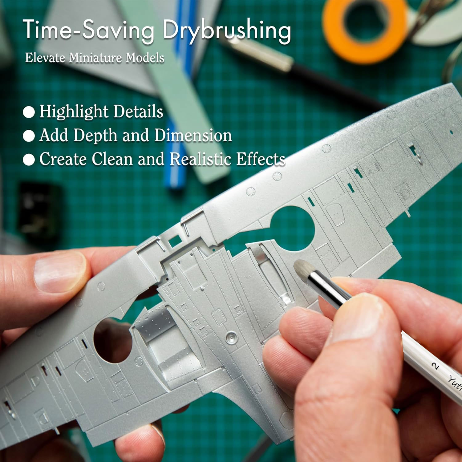 Minyatür Boya Fırçaları Kuru F - Model Kit Paint Set incelemesi ve fiyatı