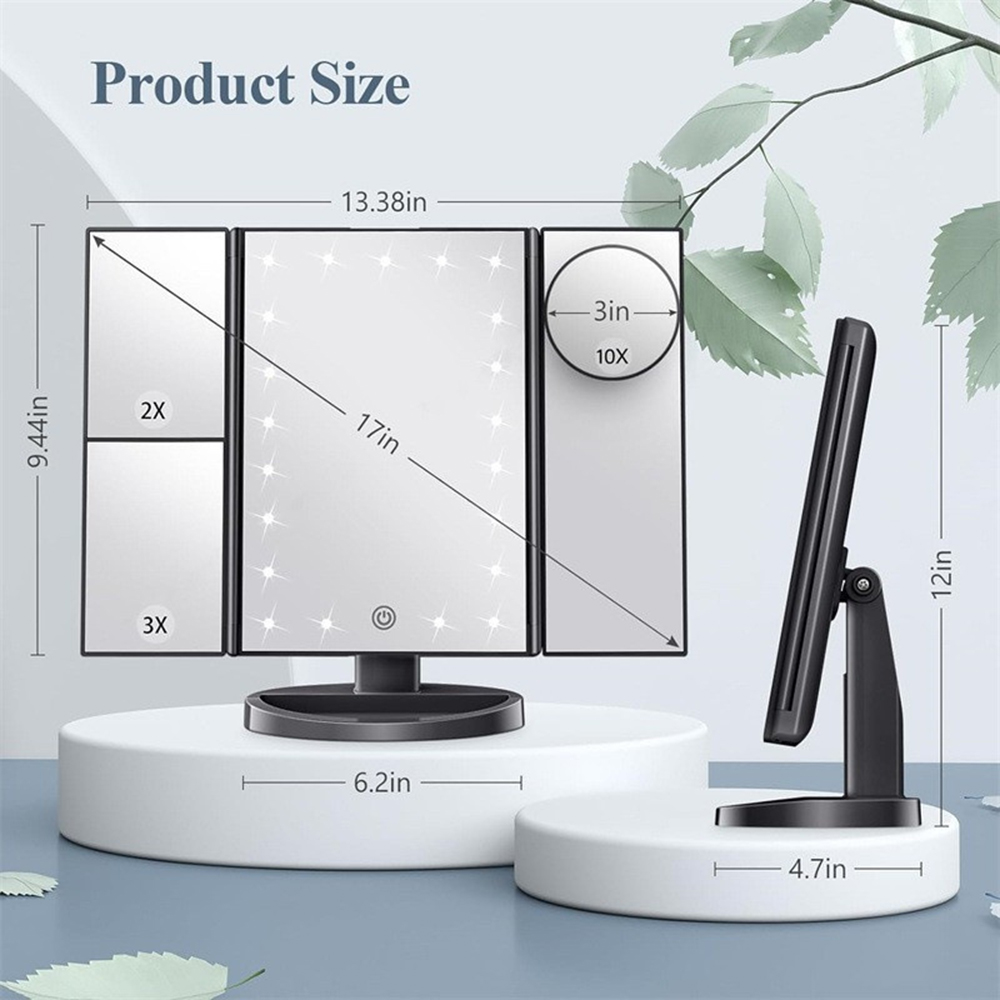 Banyo Katlanır Makyaj Aynası,  - Magnifier With Light incelemesi ve fiyatı