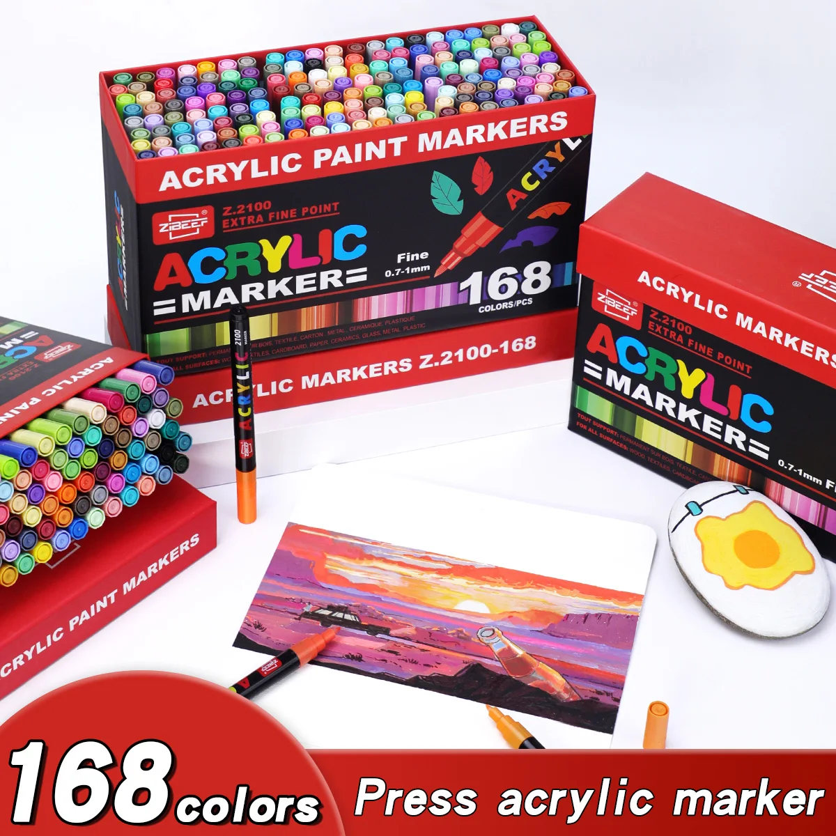 36-240 Renk Akrilik Boya Kalem - Model Kit Acrylic Paint incelemesi ve fiyatı