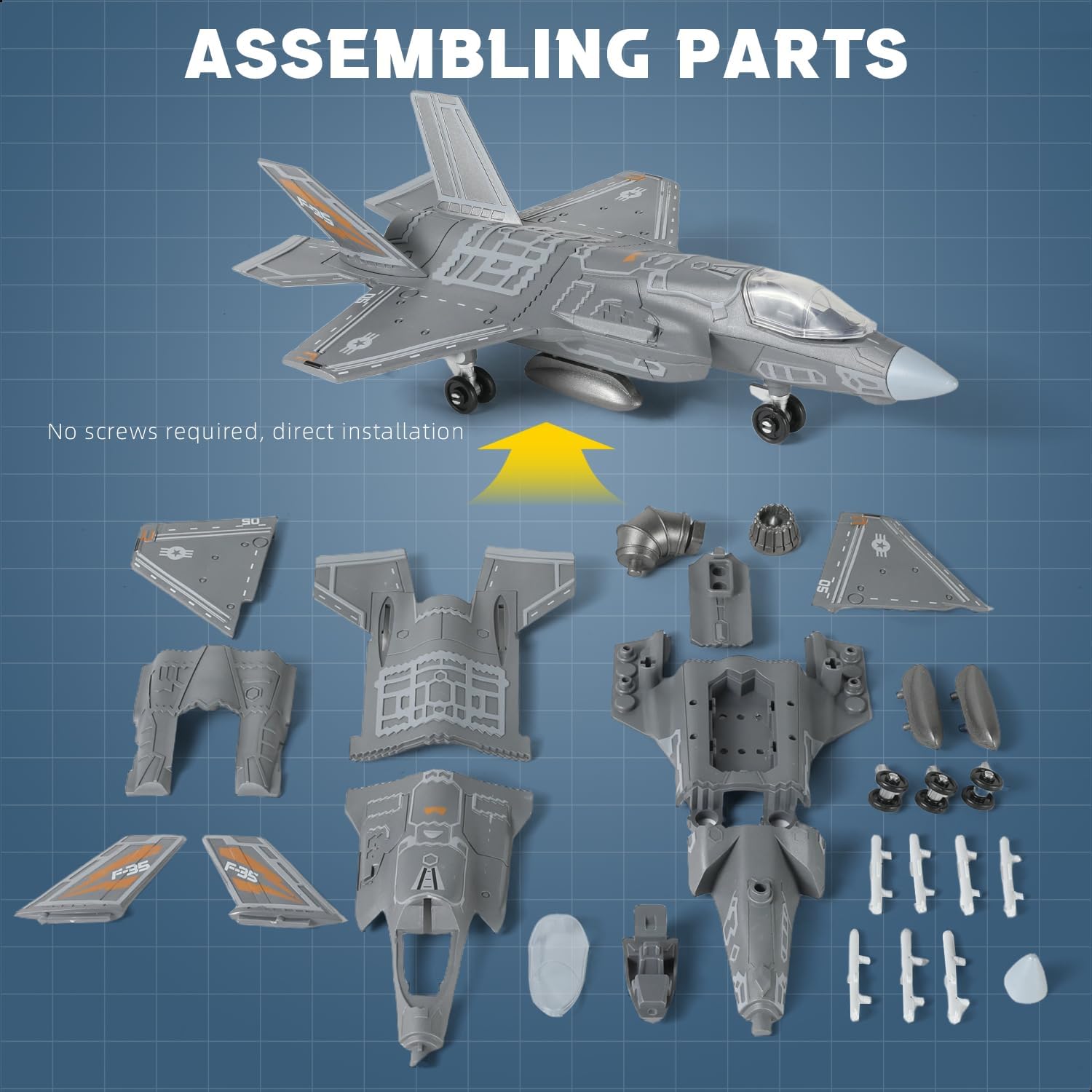 1:72 Ölçekli F-35 Savaş Jeti H - Model Kit History incelemesi ve fiyatı