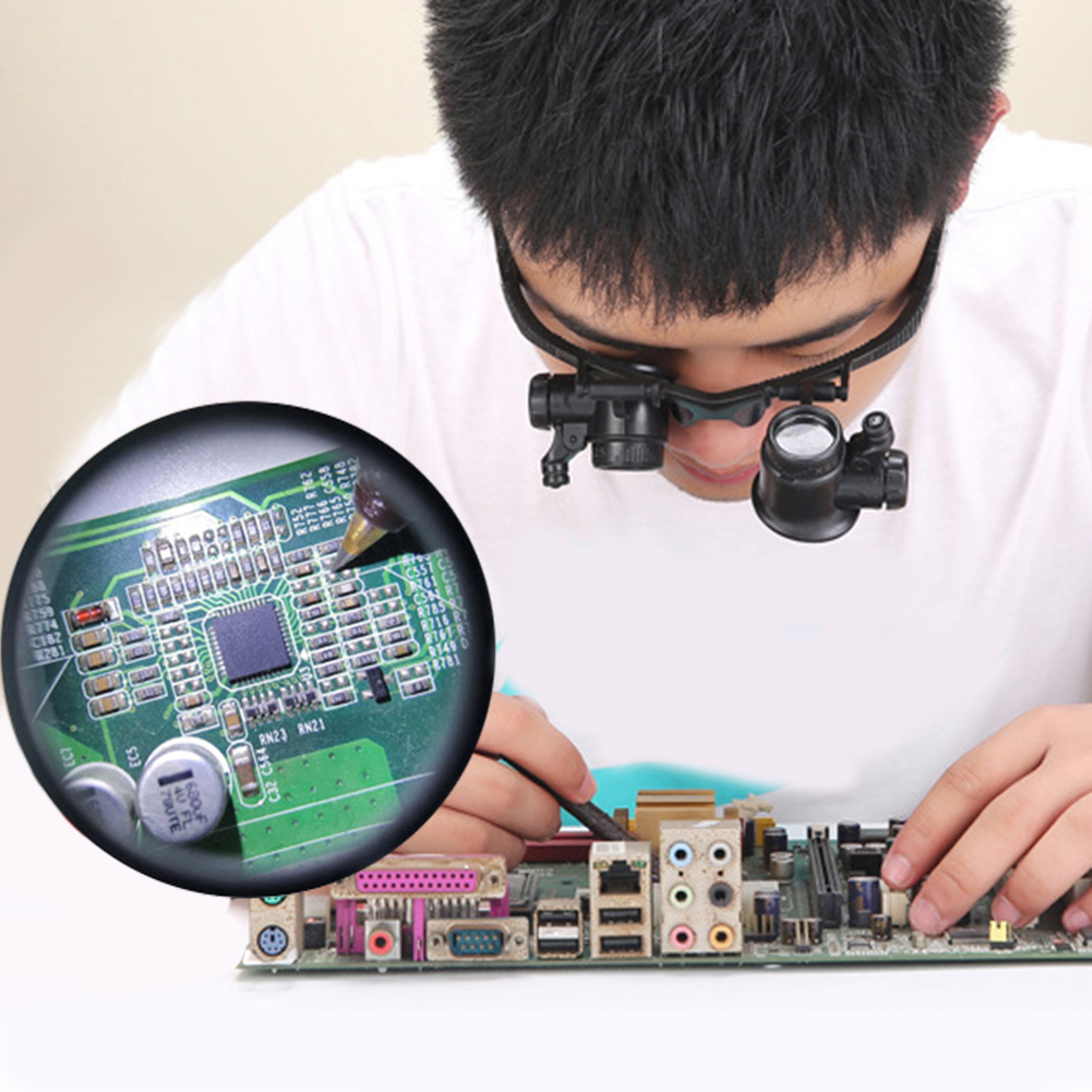 10-25X LED Işıklı Baş Üstü Büy - Magnifier With Light incelemesi ve fiyatı