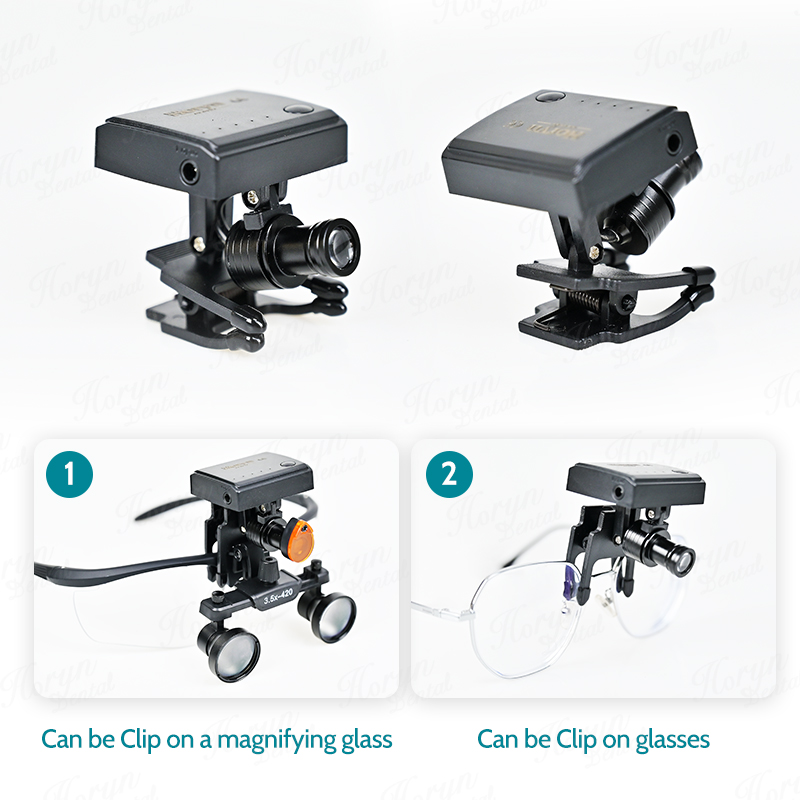Diş 5W kablosuz LED far klip i - Magnifier With Light incelemesi ve fiyatı