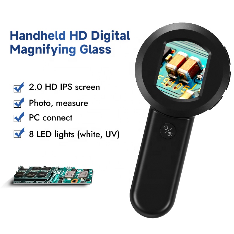 100X HM020 Büyüteç, 8 LED Işık - Magnifier With Light incelemesi ve fiyatı
