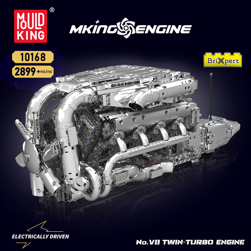 Mould King 10168 V8 Çift Turbo - Model Kit V8 incelemesi ve fiyatı