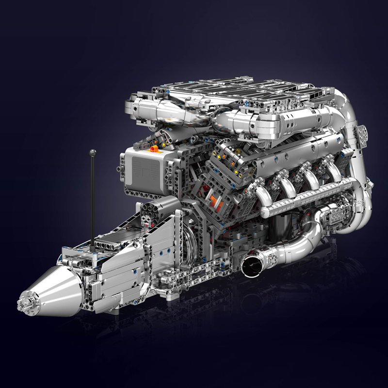 Mould King 10168 V8 Çift Turbo - Model Kit V8 incelemesi ve fiyatı