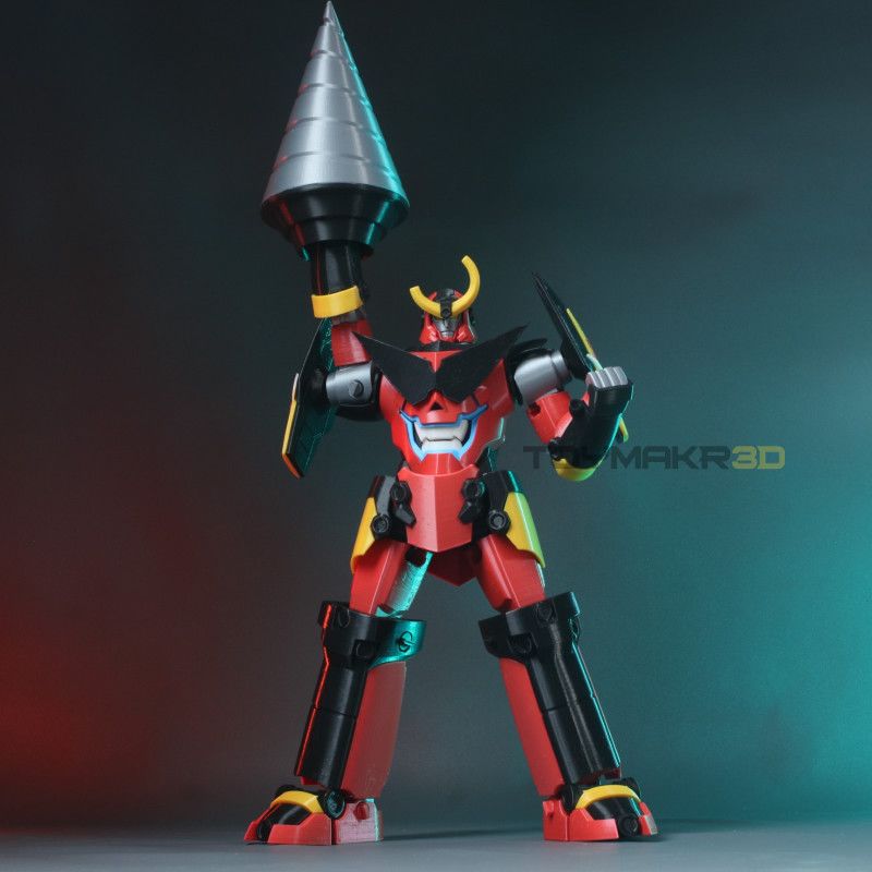 3D Baskılı Tengen Toppa Gurren - Model Kit Gurren Lagann incelemesi ve fiyatı