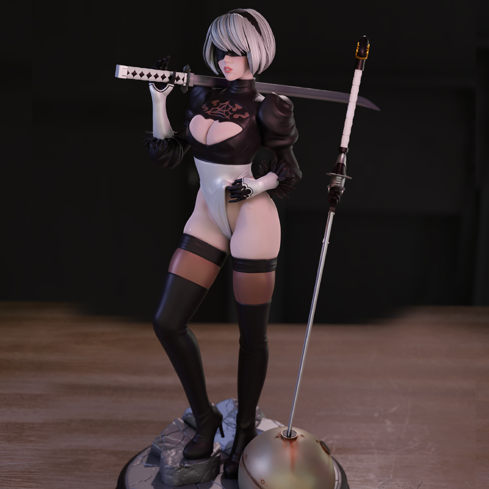 1/24 3d baskı Model seti güzel - Model Kit Nier Automata incelemesi ve fiyatı